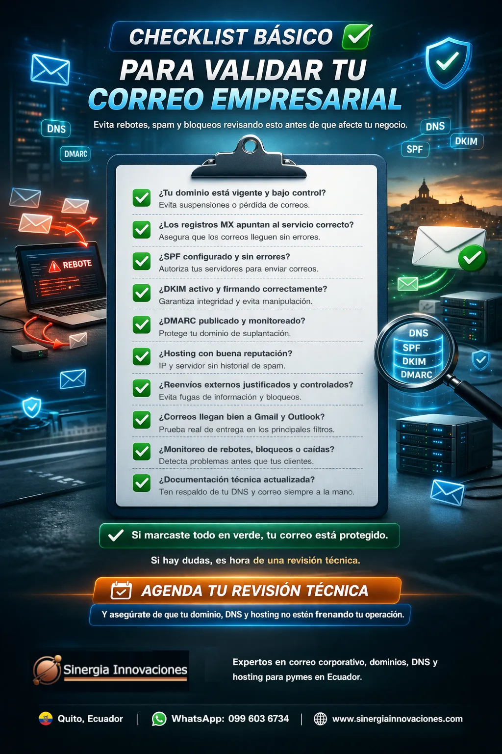 hosting dominio correos3